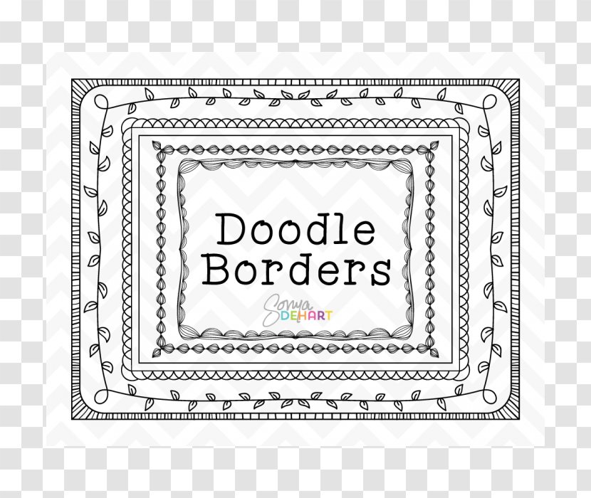 Borders And Frames Art Drawing Clip - Silhouette - Design Transparent PNG