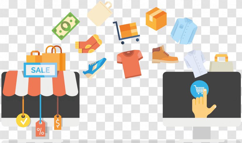 Retail Online Shopping E-commerce Sales - Technology - Marketing Transparent PNG