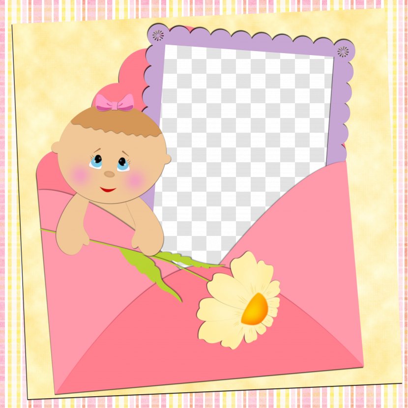 Paper Envelope Clip Art - Cartoon - Envelopes Child Decorative Frame Transparent PNG