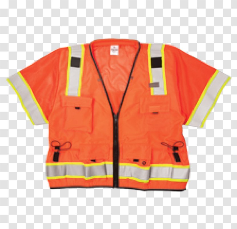 Outerwear Jacket Sleeve - Orange Transparent PNG