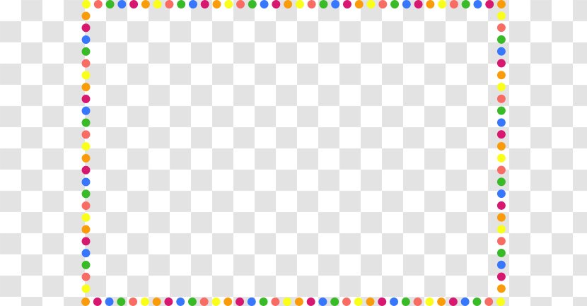 Polka Dot Clip Art - Symmetry - Border Cliparts Transparent PNG