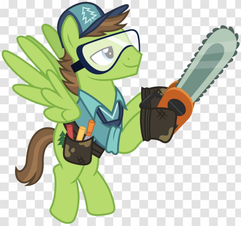 Applejack My Little Pony Horse - Chainsaw Transparent PNG