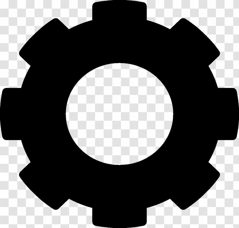 Black Gear Clip Art - Gears Transparent PNG