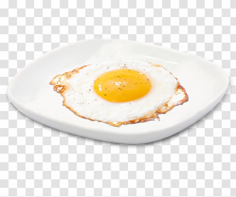 Fried Egg Omelette Breakfast French Fries Fish - Dish - A Plate Of Eggs Transparent PNG