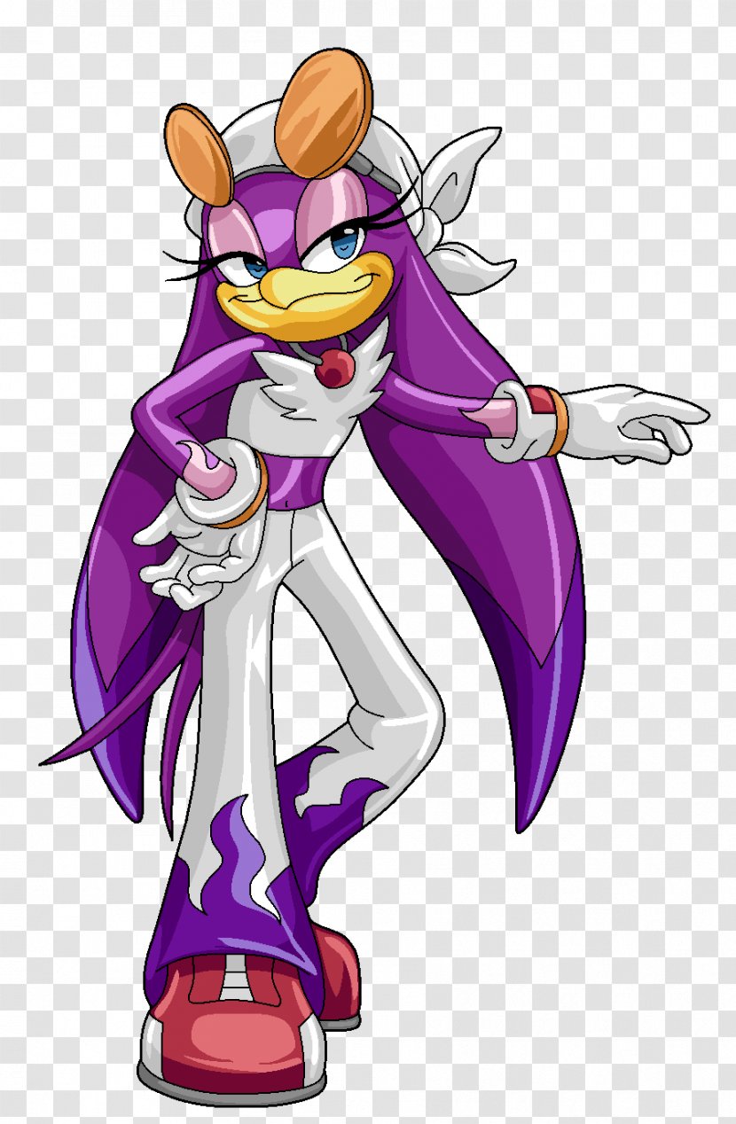 Wave The Swallow Sonic Riders Hedgehog Jet Hawk Character - Mythical Creature Transparent PNG