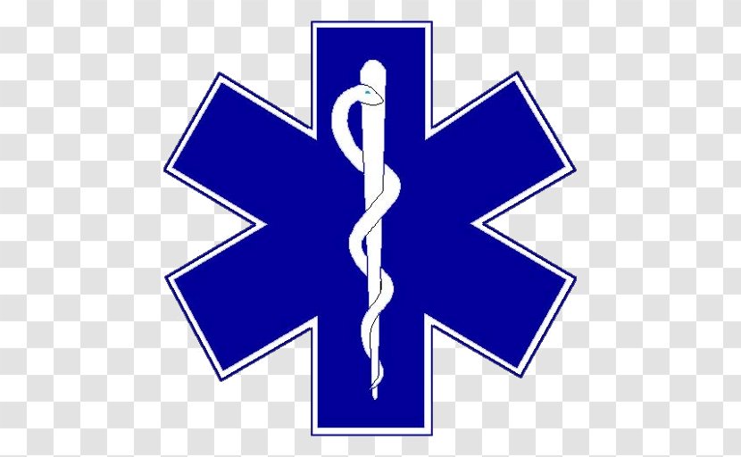 Star Of Life Emergency Medical Services Paramedic Technician Ambulance - Organization Transparent PNG