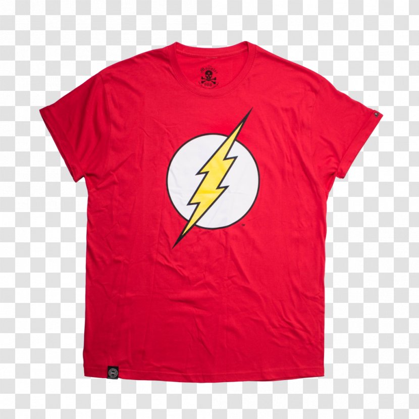 T-shirt Batman Logo DC Comics Red - Collar Transparent PNG