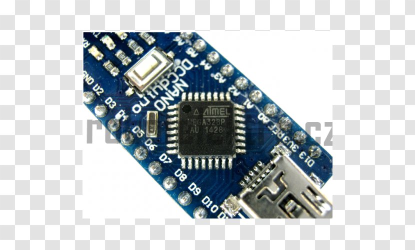 Microcontroller ATmega328 Flash Memory Electronics Atmel - Hardware Programmer - USB Transparent PNG