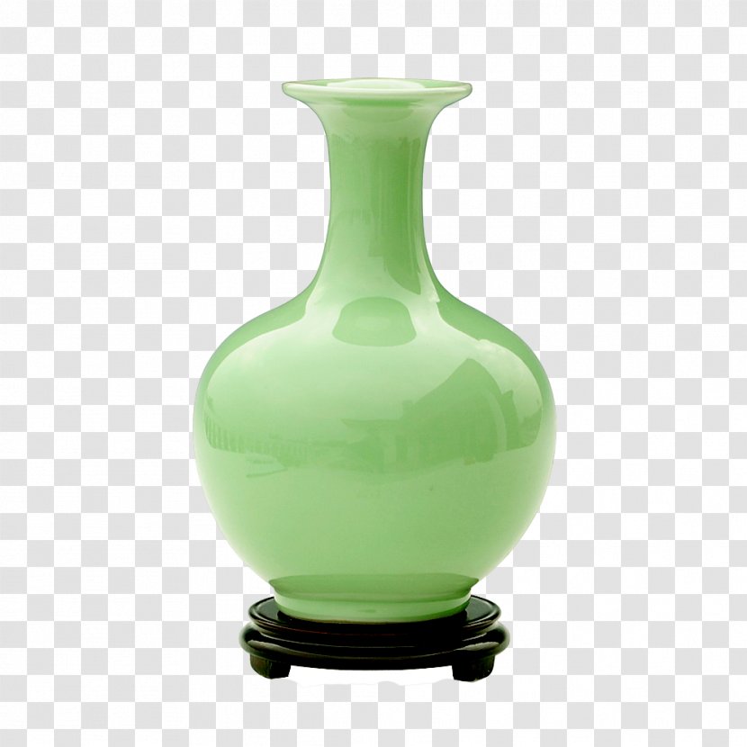 Jingdezhen Vase Ceramic Porcelain Celadon - Jade Transparent PNG