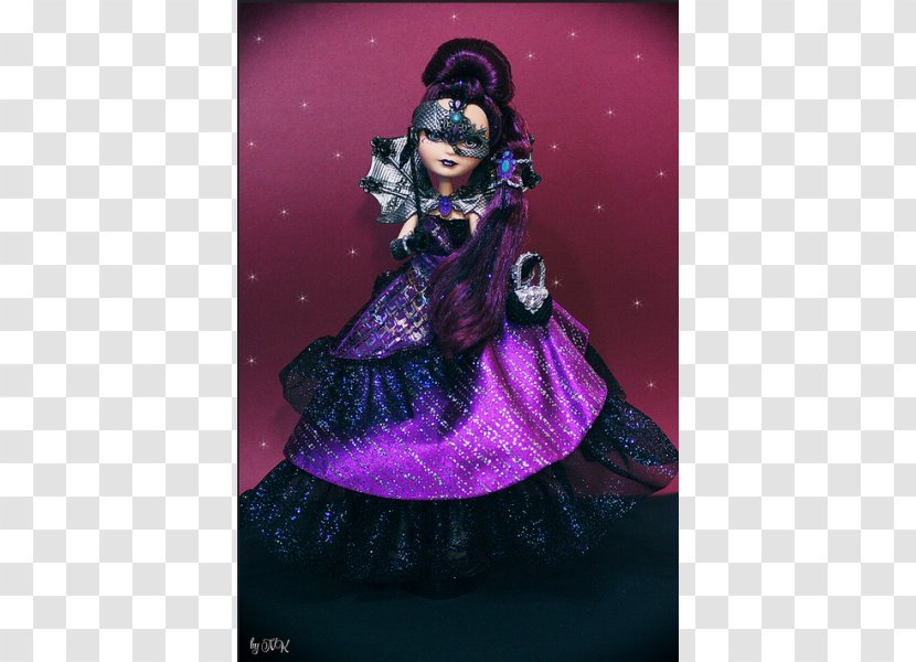 Ever After High Thronecoming Raven Queen Doll - Costume Design Transparent PNG