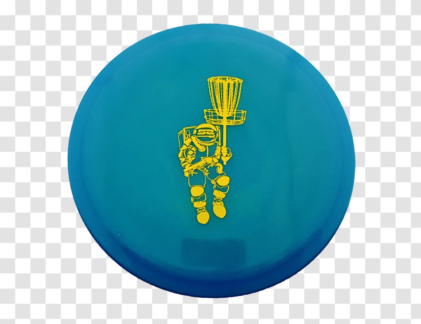 Turquoise - Yellow - Disc Golf Transparent PNG