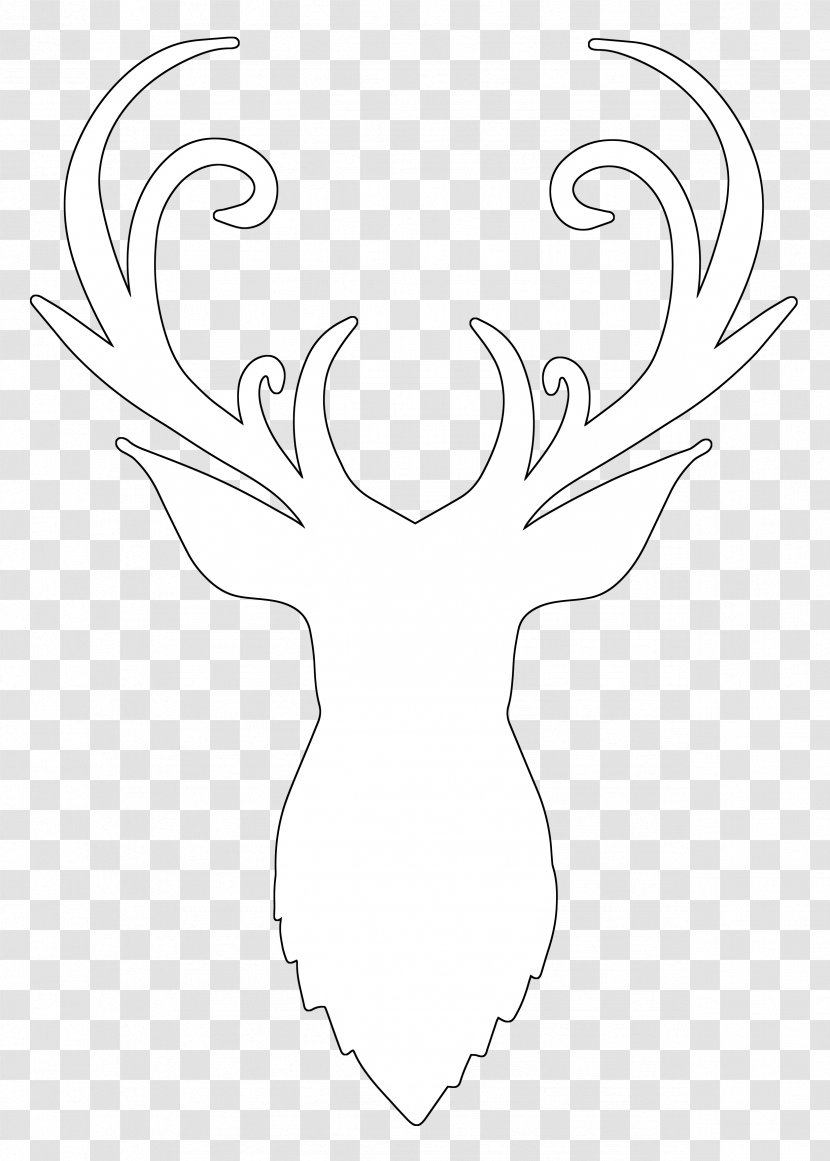 Antler Mammal Reindeer Clip Art - Flower Transparent PNG