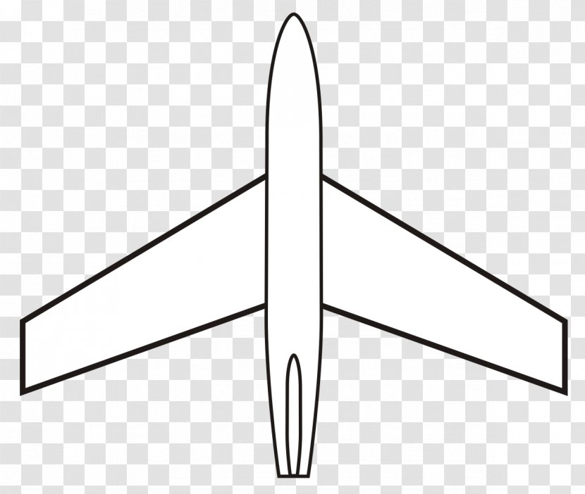 Airplane Wing Configuration Dihedral Ala - Symmetry Transparent PNG