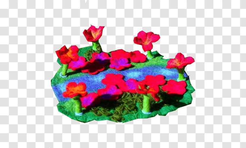 Petal Cut Flowers Flowerpot Magenta Annual Plant - Herbaceous - Free Matting Material Transparent PNG