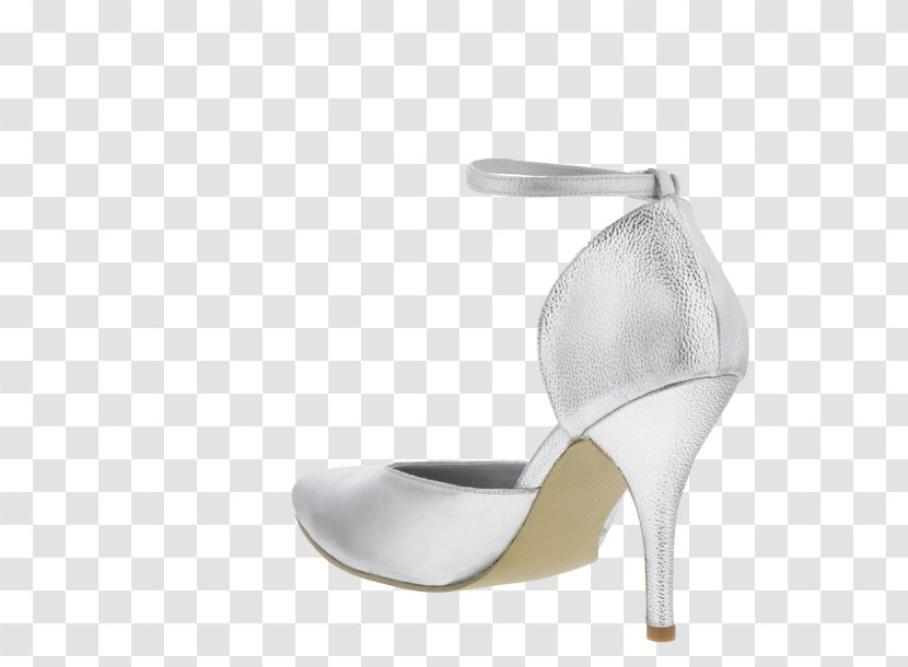 Footwear Shoe Sandal - Bridal - Silver Plate Transparent PNG