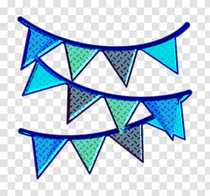 Chain Icon Flag Newyears - Line Art - Symbol Transparent PNG