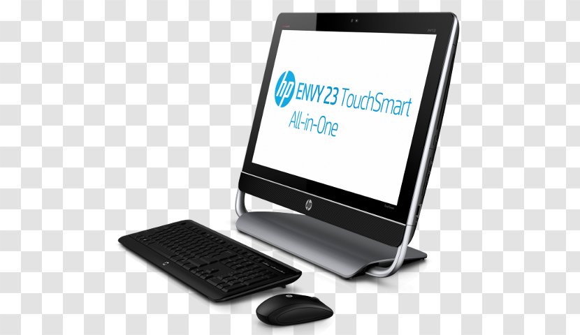 Hewlett-Packard All-in-one Desktop Computers HP TouchSmart Envy - Computer - Right Key Transparent PNG