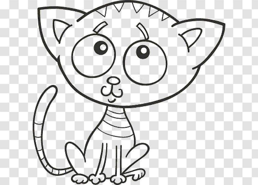 Cat Vector Graphics Royalty-free Coloring Book Illustration - Heart Transparent PNG
