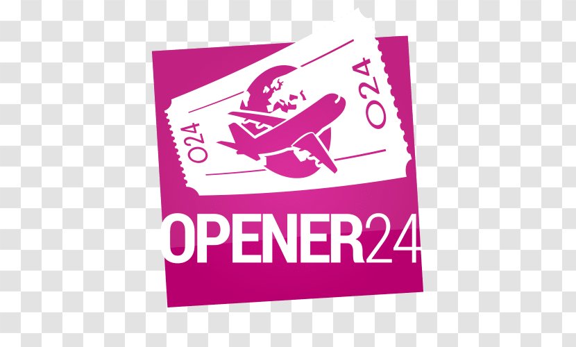 Opener24 Travel Agent Hotel Flight - Pink Transparent PNG