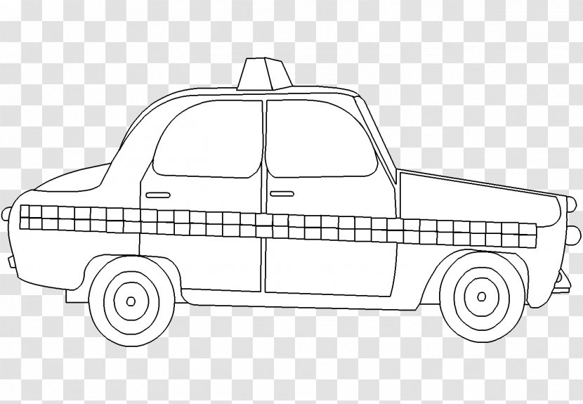 Car Mode Of Transport Motor Vehicle - Door - Taxi Transparent PNG