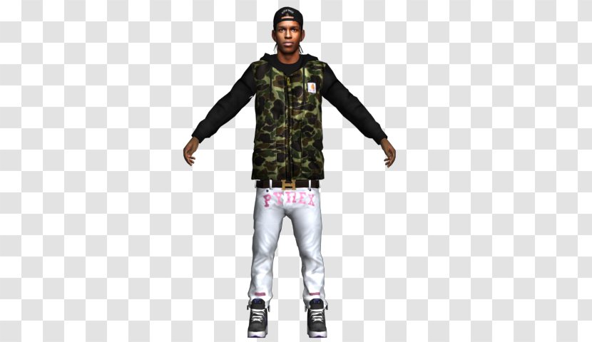 Grand Theft Auto: San Andreas Auto V Multiplayer Vice City PlayStation 2 - Mod - Asap Rocky Transparent PNG
