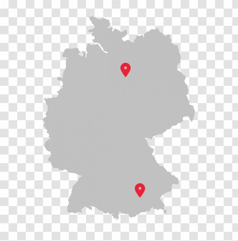 Germany Vector Graphics Map Illustration Image - Cloud Transparent PNG