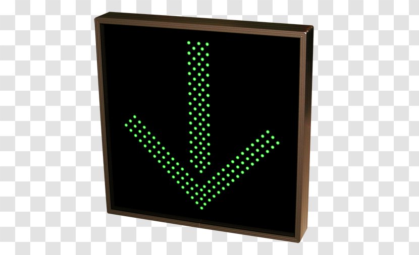 Display Device Light-emitting Diode LED Arrow Sign Transparent PNG