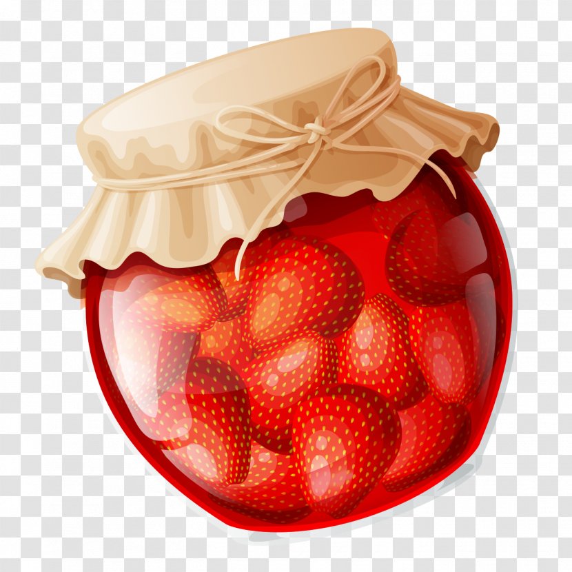 Bottle Tin Can Jar Packaging And Labeling Fruit Preserves - Jam Jars Vector Material Transparent PNG
