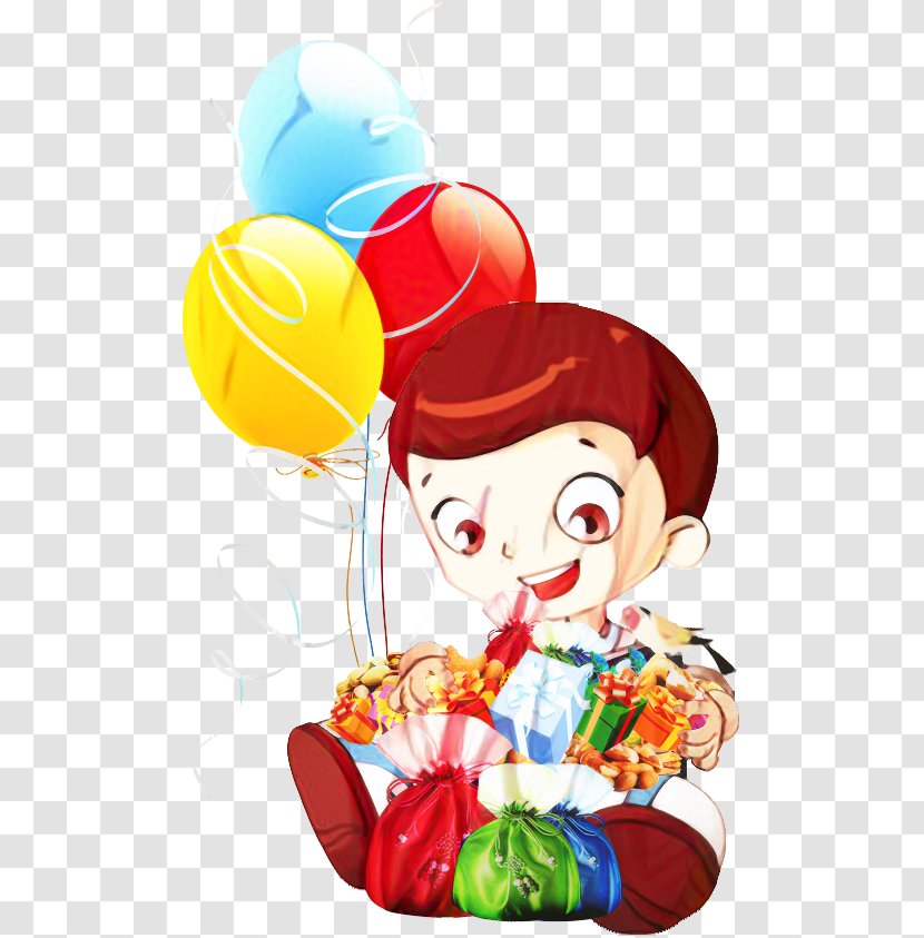 Illustration Clip Art Food Balloon Clown - Happy - Party Supply Transparent PNG