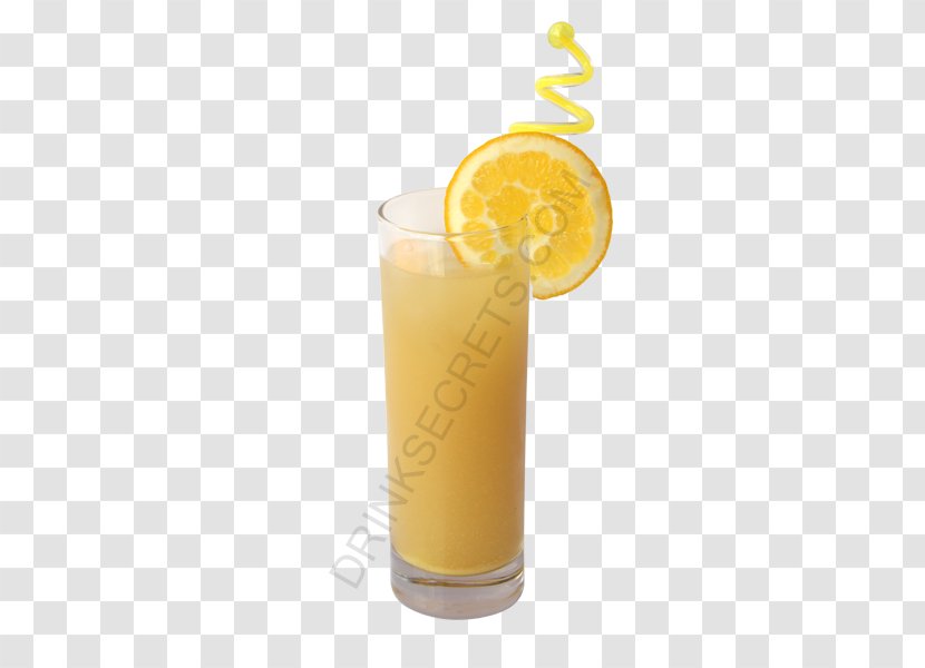 Orange Juice Drink Harvey Wallbanger Fuzzy Navel Soft - Nonalcoholic - Cocktail Transparent PNG