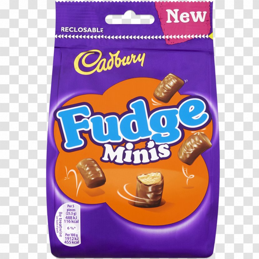 Crunchie Cadbury Fudge Milk - Chocolate Bars Transparent PNG
