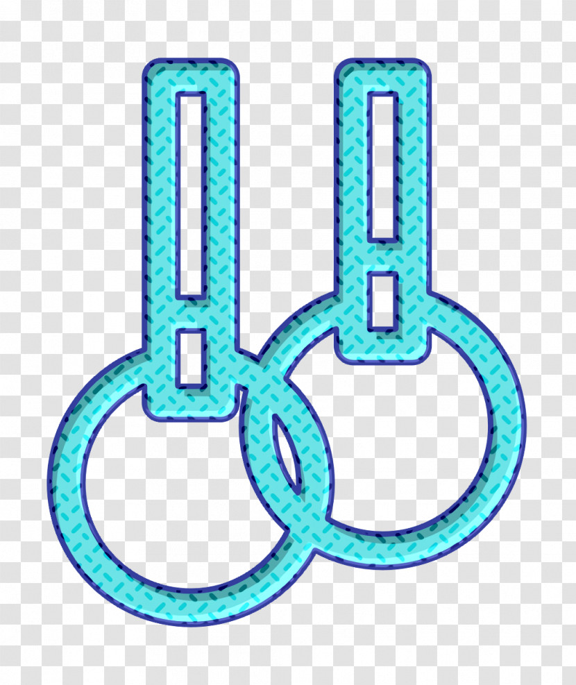 Fitness Icon Rings Icon Gym Icon Transparent PNG