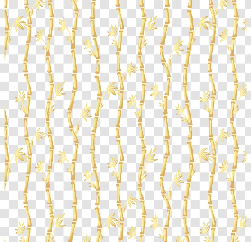 Wood Tree Yellow Pattern - Texture - Vector Hand-painted Bamboo Material Transparent PNG
