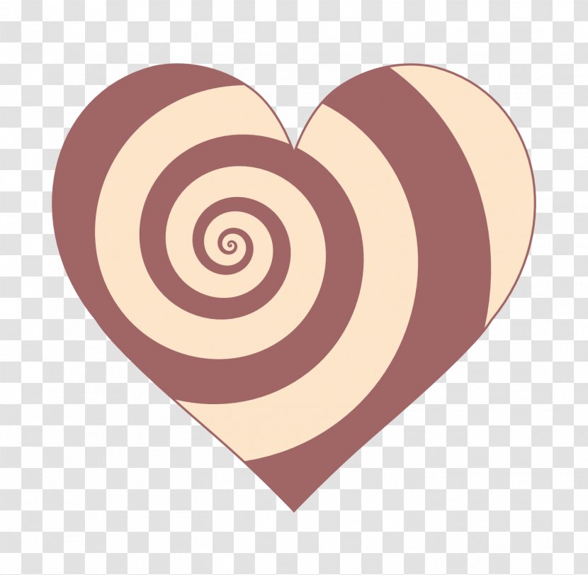Swirl-shaped Heart. - Heart - Silhouette Transparent PNG