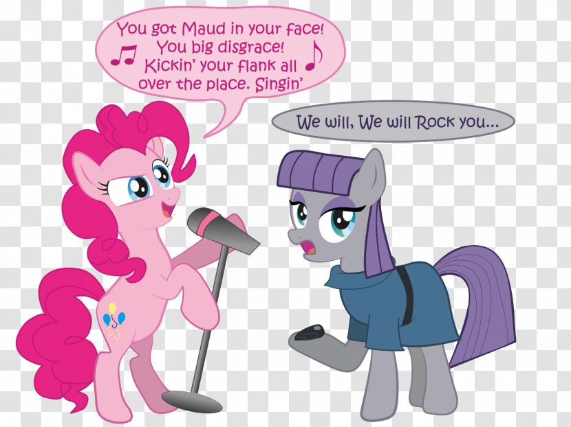 Pony Pinkie Pie Horse Maud Illustration - Cartoon - English 1301 Transparent PNG