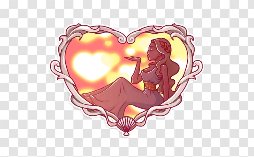 Sticker Aphrodite Telegram VKontakte Clip Art - Frame - Silhouette Transparent PNG