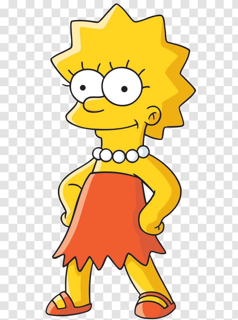 Lisa Simpson Homer Bart Marge Maggie - Cartoon Transparent PNG