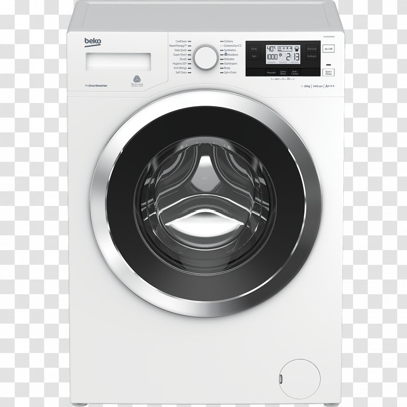 Beko WTG841B1 Washing Machines Home Appliance - Clothes Dryer - Australia Transparent PNG