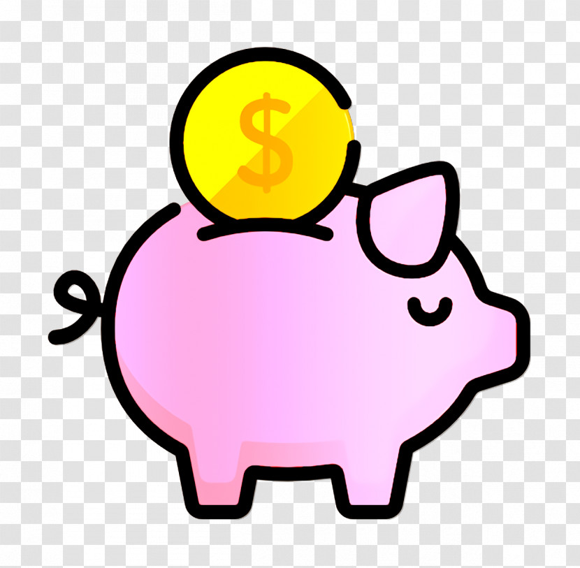 Finance Icon Piggy Bank Icon Save Icon Transparent PNG