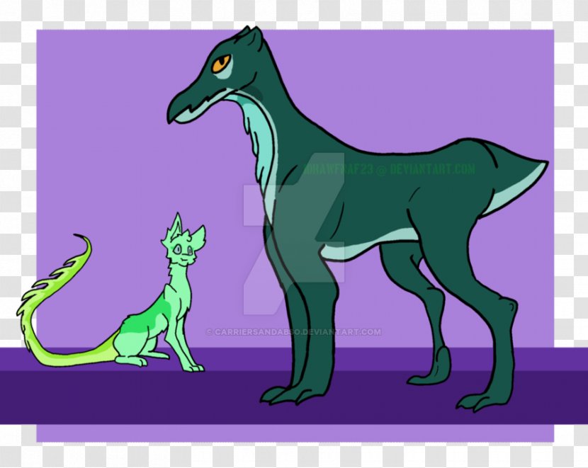 Canidae Horse Dog Dragon - Green Transparent PNG