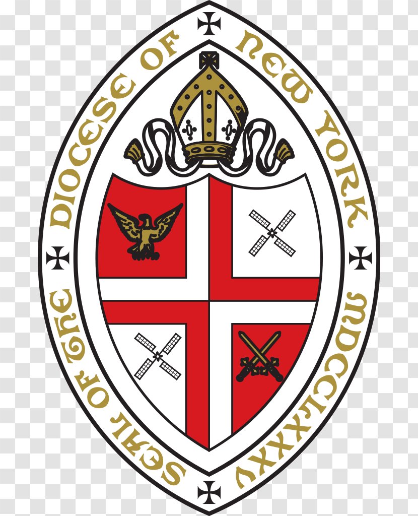 Cathedral Of Saint John The Divine Episcopal Diocese New York Book Common Prayer Church - Crest - Southern Colonies Images Transparent PNG