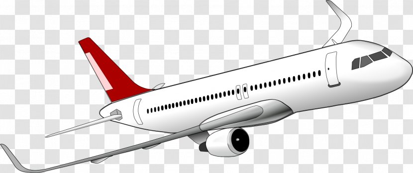 Airplane Jet Aircraft Fixed-wing Clip Art - Airbus - Plane Transparent PNG