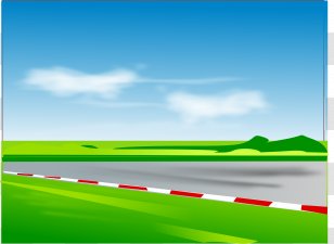 Race Track Road Racing Auto Clip Art - Grass Family - Open Cliparts Transparent PNG
