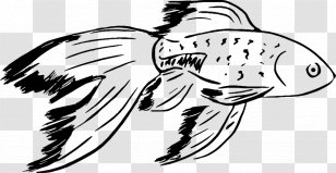 Black Telescope Shubunkin Comet Oranda Ryukin - Seafood - Fish Transparent PNG