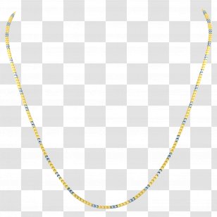 Necklace Body Jewellery Jewelry Design Line - Golden Chain Transparent PNG