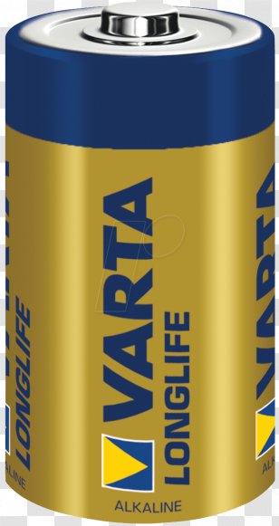 Electric Battery Alkaline VARTA D - C - Duracell Transparent PNG