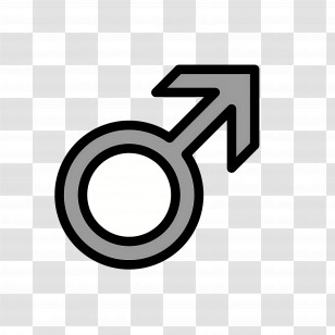 Male Sign Emoji - Male Gender Symbol Transparent PNG