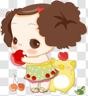Wi-Fi Child Android - Silhouette - Cute Cartoon Doll Transparent PNG