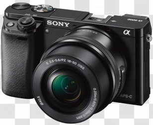 Sony Î±6000 Mirrorless Interchangeable-lens Camera Kit Lens E PZ 16-50mm F/3.5-5.6 OSS - Reflex Transparent PNG