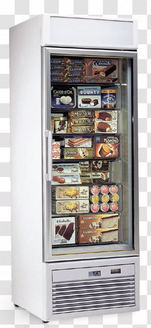 Ice Cream Parlor Gelato Expositor Refrigerator - Refrigeration Transparent PNG